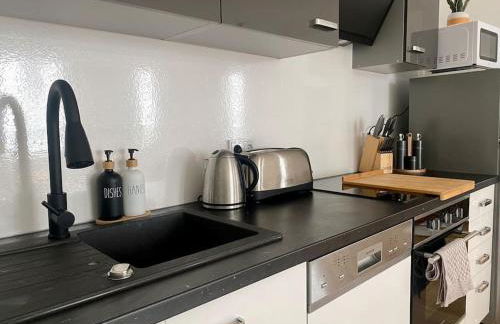 Apartment am Flughafen, Glasfaser-Internet, Waschmaschine - Foto 19