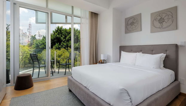 w Fabulous Loft w Perfect View in Roma Norte - Foto 2, Habitación