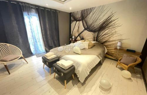 Gîte Les Eaux du Moulin piscine chauffée et jacuzzi - Foto 23