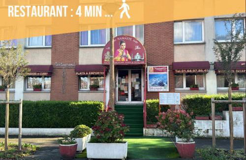 Le cocon urbain - Modern 4BR Apartment with Free Parking, High-Speed Wifi, Quick Access to A6 & N7 - Foto 29