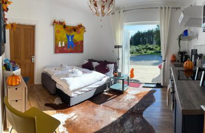 Forest Path luxury Studio Apartment with large bedroom bathroom and sauna Sleeps up to 4 - Photo 21