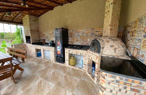 Casa com piscina, ar condicionado, campo de futebol e área gourmet a um quarteirão da lagoa de Praia Seca - Foto 6