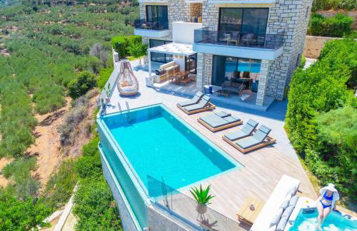 Paleokastro Villas with Private Heated Pool, Top Views - Next To Center - Top WiFi - Foto 23