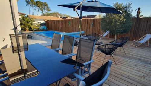 Climatisation, Piscine chauffée, Pétanque, Calme sur le Bassin d'Arcachon - Foto 3