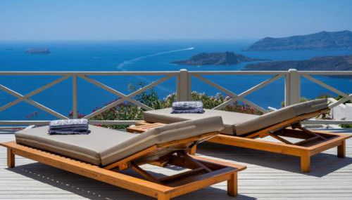 Santo Blue Santorini Caldera View Luxury Houses - Foto 1, sunbed