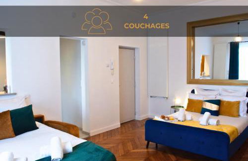 Le Charme D'Antan - Terrasse - Balcon - Hypercentre Evreux - Foto 6