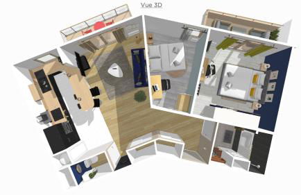 Séjour Business & Famille, 2 chambres, Parking & WiFi - Foto 54