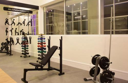 Flat Aconchego, próximo ao centro de Osasco, ar condicionado, academia, piscina, wifi e varanda - Foto 24