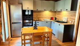 Les Dômes - Appartement centre village et superbe vue montagne - Foto 5, stove, dishwasher