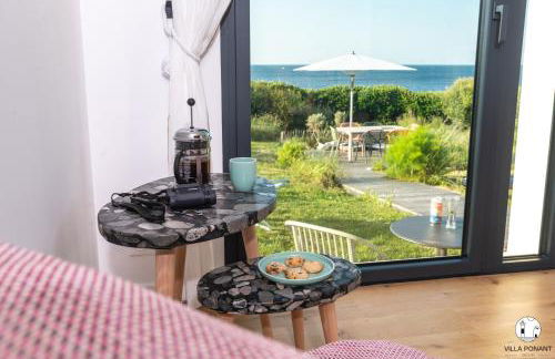 Villa Ponant 5 étoiles à Doëlan, piscine face mer - Foto 17