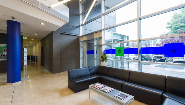 Zona de estar del vestíbulo