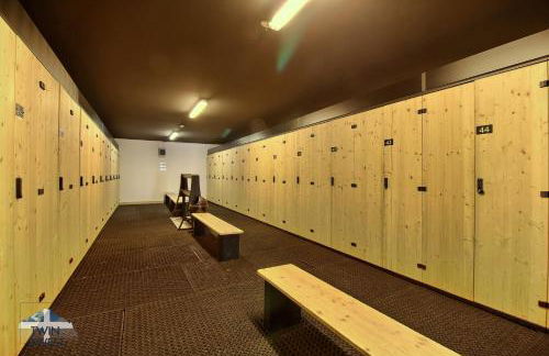 ARC 1600, LE RIDGE, Appartement 10 personnes Duplex Vue Montagne - ski aux pieds - Sauna, Hammam, Piscine, Salle de salle de sport-fitness - Foto 36