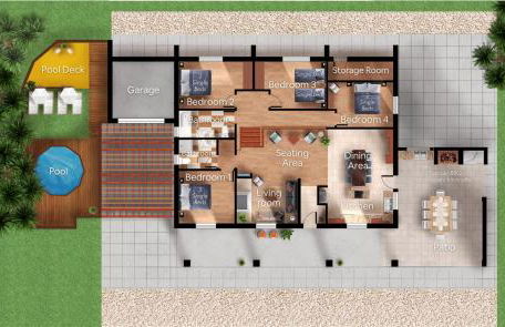 Luxe villa for 8 - Private Pool -AC -BBQ Area - Patio - 160Mbps - Olives - Palm - vineyard - Foto 6