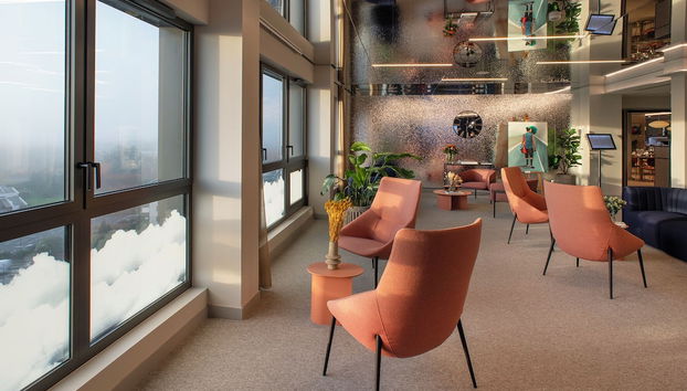 Zona de estar del vestíbulo