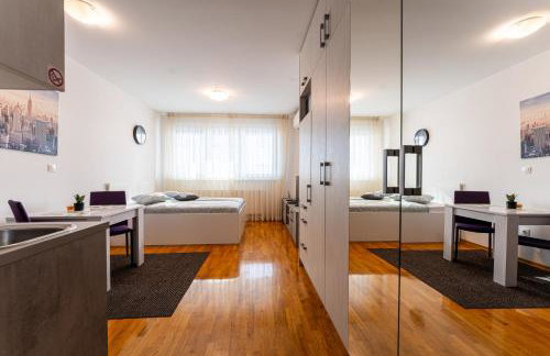 Zagreb 113 - Bedroom - New - Apartment - Parking - Flexible Keybox Entry - Modern - Monthly Rent - WiFi - Foto 12