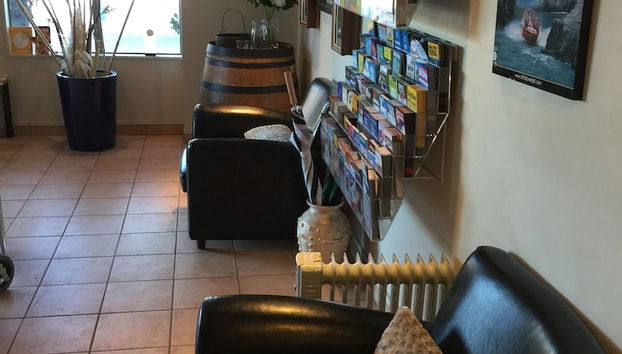 Zona de estar del vestíbulo