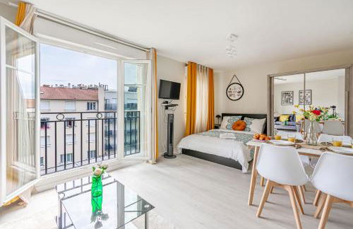 CosyHome - T1 calme - CDG 15 min - Paris 20 min - Parking gratuit - Foto 10