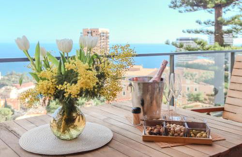 Monte Coast View - Luxe & Pleine Vue Mer - Aux Portes de Monaco - Foto 16