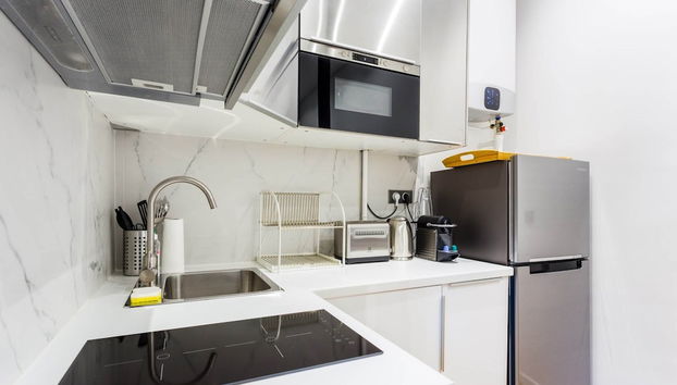 Peaceful Apartment - 1br/4p - Eiffel Tower - Foto 5, Cocina privada