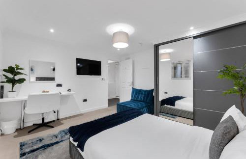 London Cosy 2 Bedroom Modern Suite Central, Excel, Stratford Wanstead Sleeps 4 - Foto 1