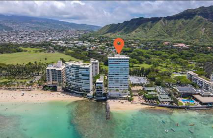 Beachfront Honolulu Condo ,Ocean View, High Floor, Quiet, Colony Surf 1202 - Foto 13