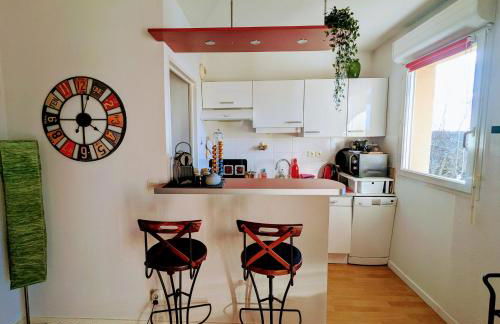 Refuge du pilote tout équipé au calme avec balcon - Foto 12