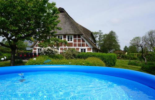 Ferienwohnung Hotel Appartement 2 Schlafzimmer Altes Landhaus Oste mit Terrasse, Grill, Küche, Bad, WLAN, nah am Nordsee Strand - Foto 24