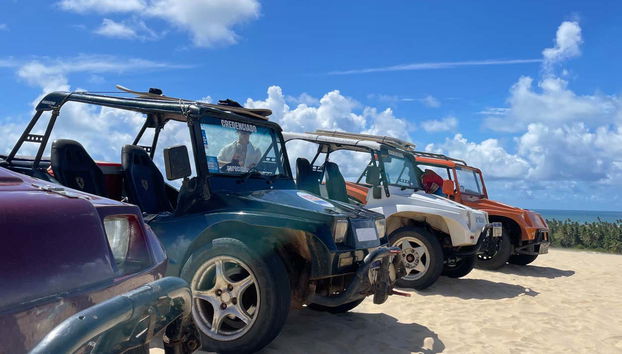 Buggies ready for the tour