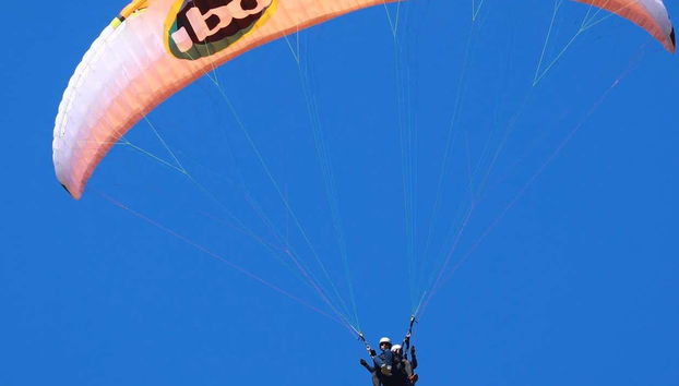 Flying over Santiago