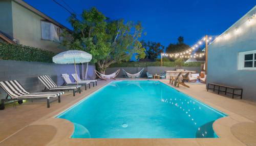 Angel&Rose Universal Hollywood Heated Pool House King Bed - Foto 5