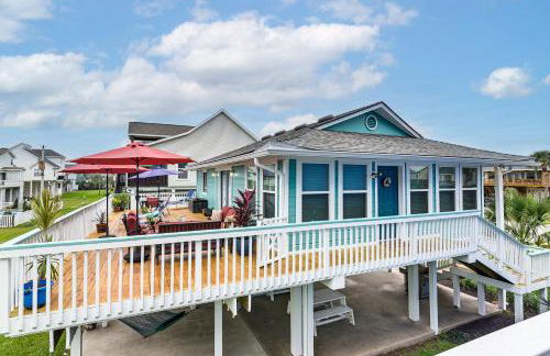Colorful Beachside Oasis! Galveston Family Home - Foto 28