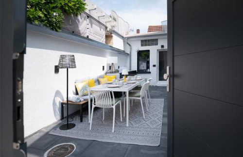 HOUSE 756 MAINZ - DESIGN-FERIENHAUS, 4 Schlafzimmer, 3 Bäder, SAUNA & Kamin - Foto 43