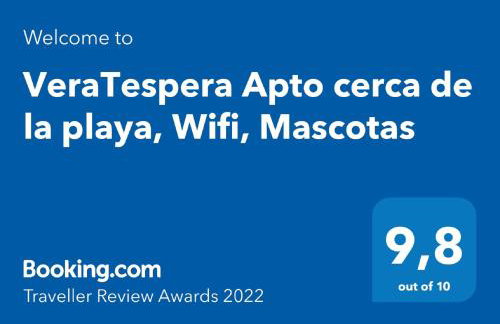 VeraTespera - Vera Playa WiFi, Piscina, Ocio Familiar - Foto 4