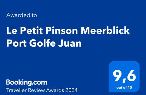 Le Petit Pinson Meerblick Port Golfe-Juan - Foto 8