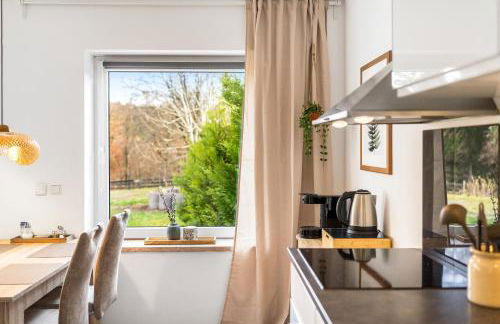 TM STAYS - Gemütliche Apartments zum Wohlfühlen - Terrasse, Küche, SmartTV, Natur - 5min nach Winterberg - Foto 8