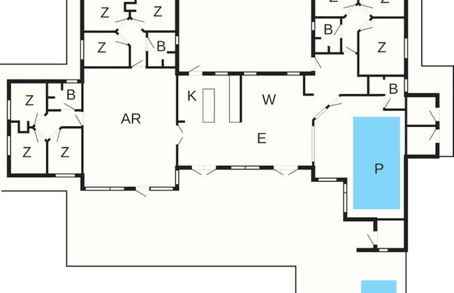 5 Star Holiday Home in Norre Nebel - Foto 14