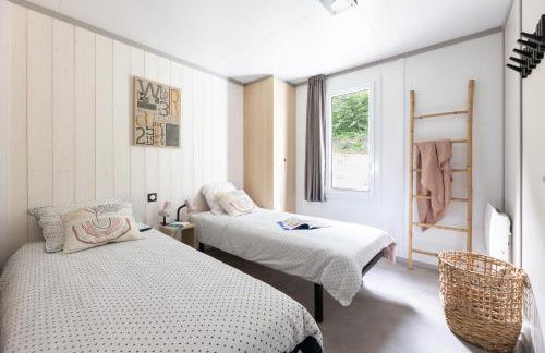 Oihana grand chalet de 2 à 6 pers climatisé avec piscine vue et calme à Hasparren-Pays Basque - Foto 10