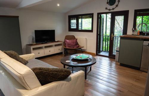 Treetops Lodge, private Cornish hideaway, parking, garden - Foto 75