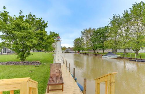 Hot Tub, Lake Access, and Dock Port Clinton Retreat - Foto 37