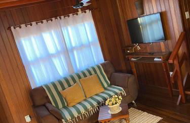 Chalé aconchegante Brotas SP + Área Rústica privativa + Ar condicionado - Foto 3