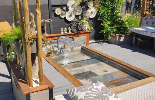 loft, clim, jardin, piscine, calme, parc expo, - Foto 3