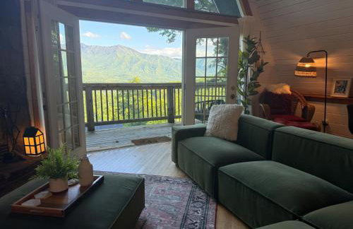 Big Mountain View! Downtown Gatlinburg Chalet Village! Hot Tub! Fan Favorite! AFrame Dreams! Magazine-Featured! Stunning Interiors! Little Green Cabin - Photo 3