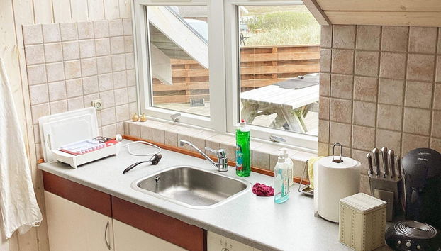 6 Person Holiday Home in Hvide Sande - Foto 3, Cocina privada