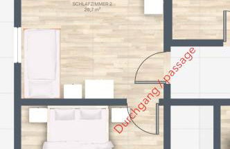 2 separate Appartements mit 5 Schlafzimmern für 9 Personen - Foto 11