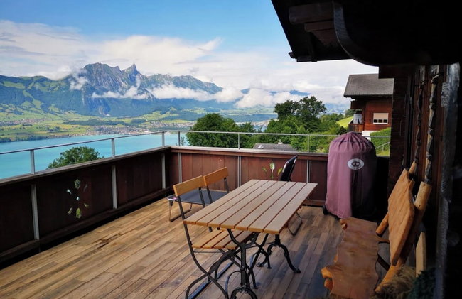 Chalet With Panoramic Views of the Mountains of the Oberland and Lake Thun - Foto 53