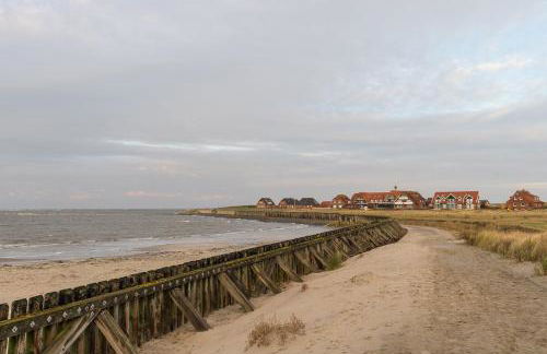 Studio mit Meerblick auf die Robbenbänke von Norderney, geschützter Südwestbalkon - Foto 8