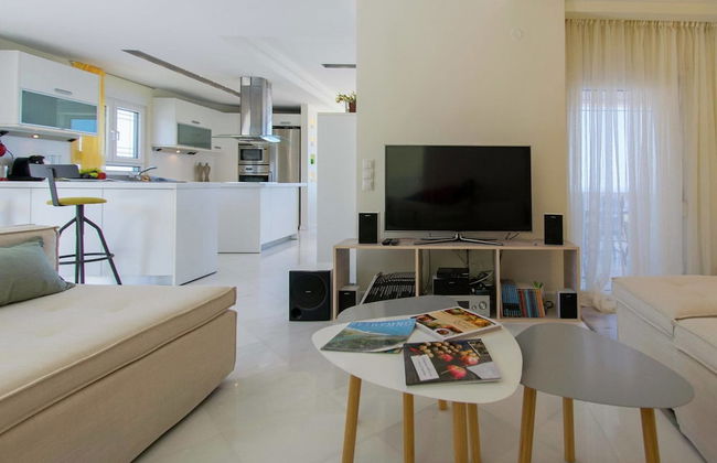 Infinity Pool Villa With Sea Views Near Rethymno City & Beach and Shaded BBQ - Foto 14