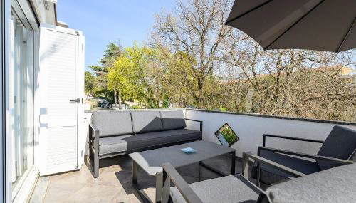 Traumhaftes Apartment nur 300 Meter zum Strand mit Blick auf Tennisplatz - Hund willkommen - Foto 2