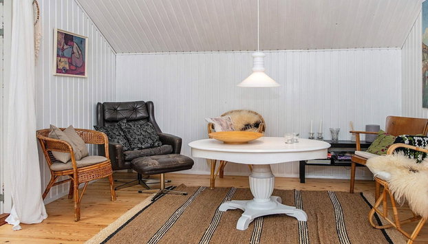 6 Person Holiday Home in Knebel - Foto 4, Zona de estar