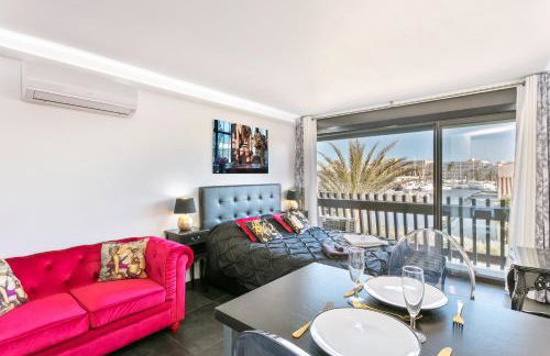 Le Barocci Port vénus - Appartement luxe - vue port - piscine - parking - Village Naturiste - Foto 8